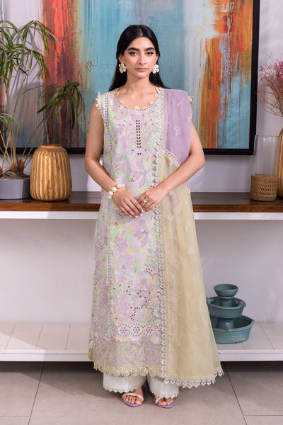 Rangrasiya | Carnation Luxury Festive Edit 25 | Lara-Brand:Rangrasiya-Type:Ladies Clothes-Lilac-Lawn-House of Maryam- Buy in UK, USA