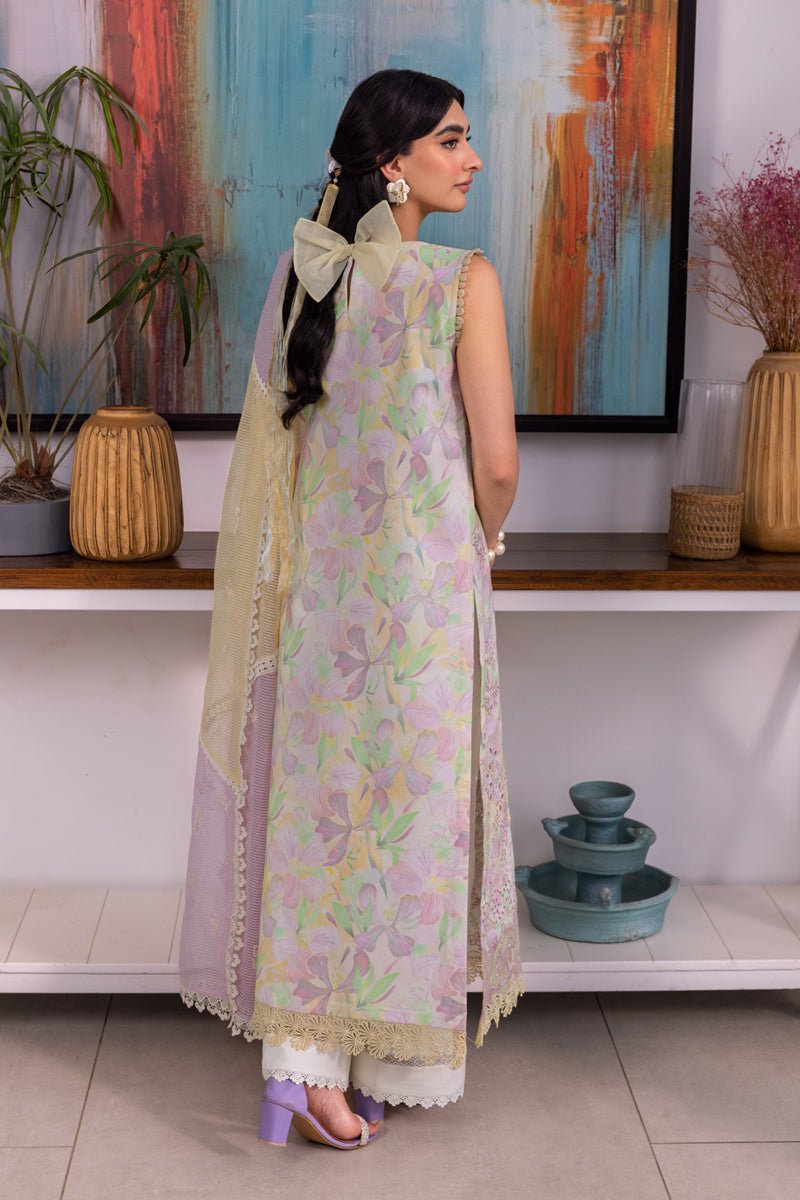 Rangrasiya | Carnation Luxury Festive Edit 25 | Lara-Brand:Rangrasiya-Type:Ladies Clothes-Lilac-Lawn-House of Maryam- Buy in UK, USA