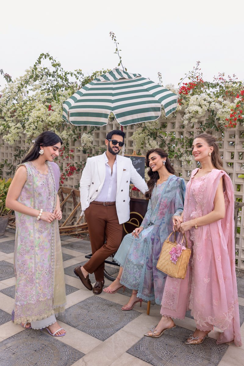Rangrasiya | Carnation Luxury Festive Edit 25 | Lara-Brand:Rangrasiya-Type:Ladies Clothes-Lilac-Lawn-House of Maryam- Buy in UK, USA