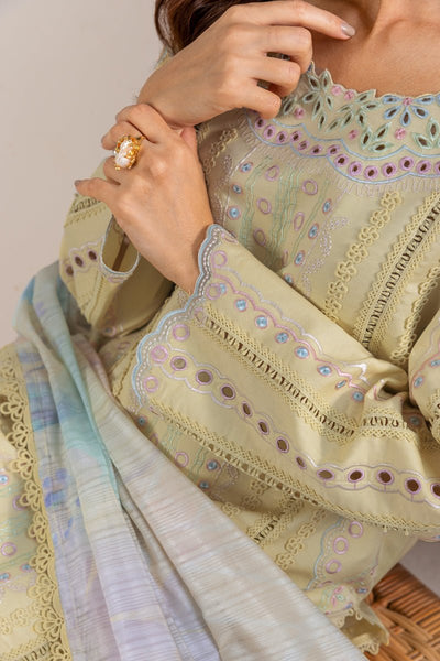 Rangrasiya | Carnation Luxury Festive Edit 25 | Nora-Brand:Rangrasiya-Type:Ladies Clothes-Pale Yellow-Lawn-House of Maryam- Buy in UK, USA