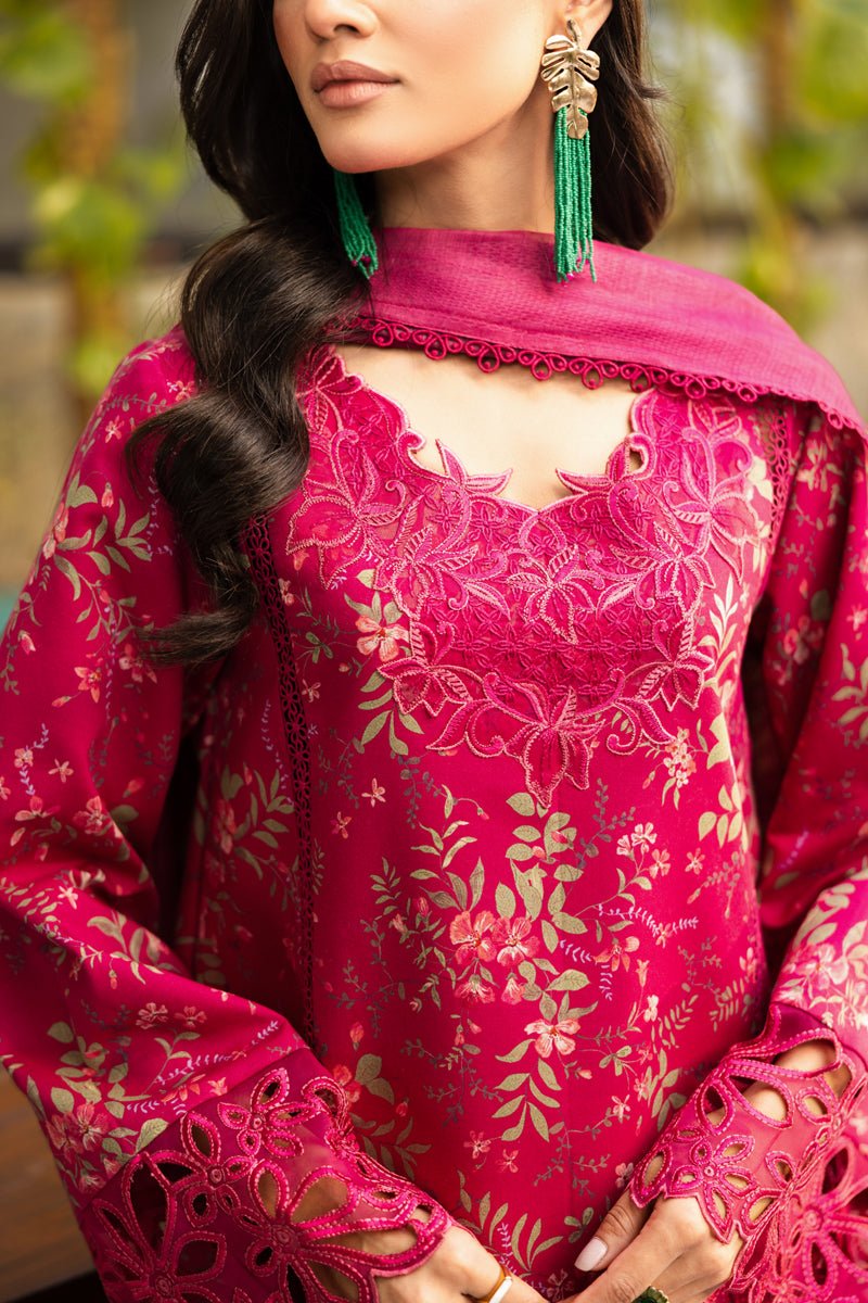 Rangrasiya | Lifestyle Summer Edit 25 | Aria-Brand:Rangrasiya-Type:Ladies Clothes-Magenta-Lawn-House of Maryam- Buy in UK, USA