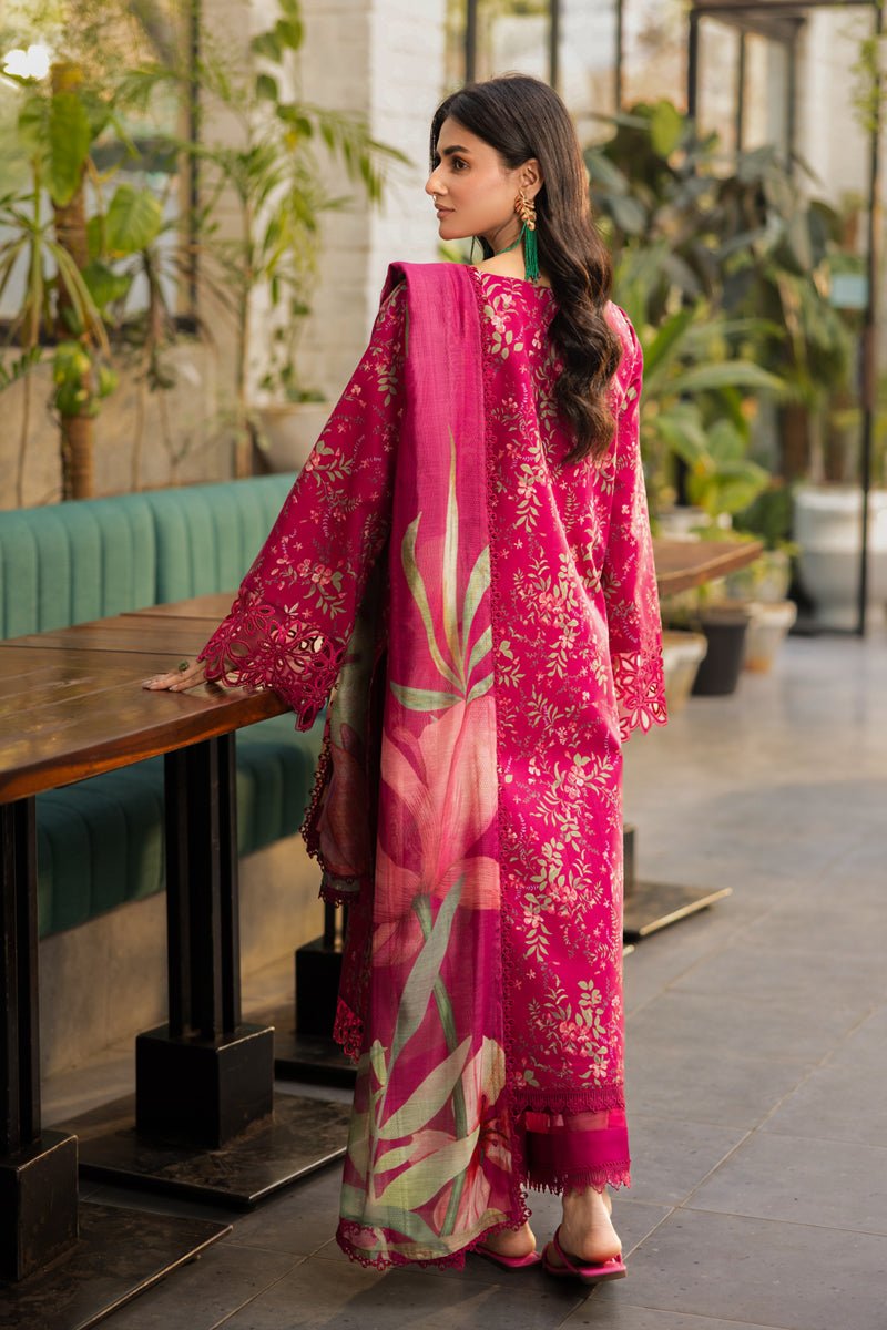 Rangrasiya | Lifestyle Summer Edit 25 | Aria-Brand:Rangrasiya-Type:Ladies Clothes-Magenta-Lawn-House of Maryam- Buy in UK, USA