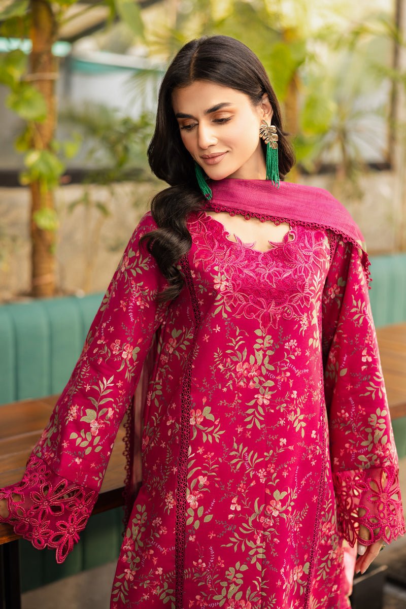 Rangrasiya | Lifestyle Summer Edit 25 | Aria-Brand:Rangrasiya-Type:Ladies Clothes-Magenta-Lawn-House of Maryam- Buy in UK, USA