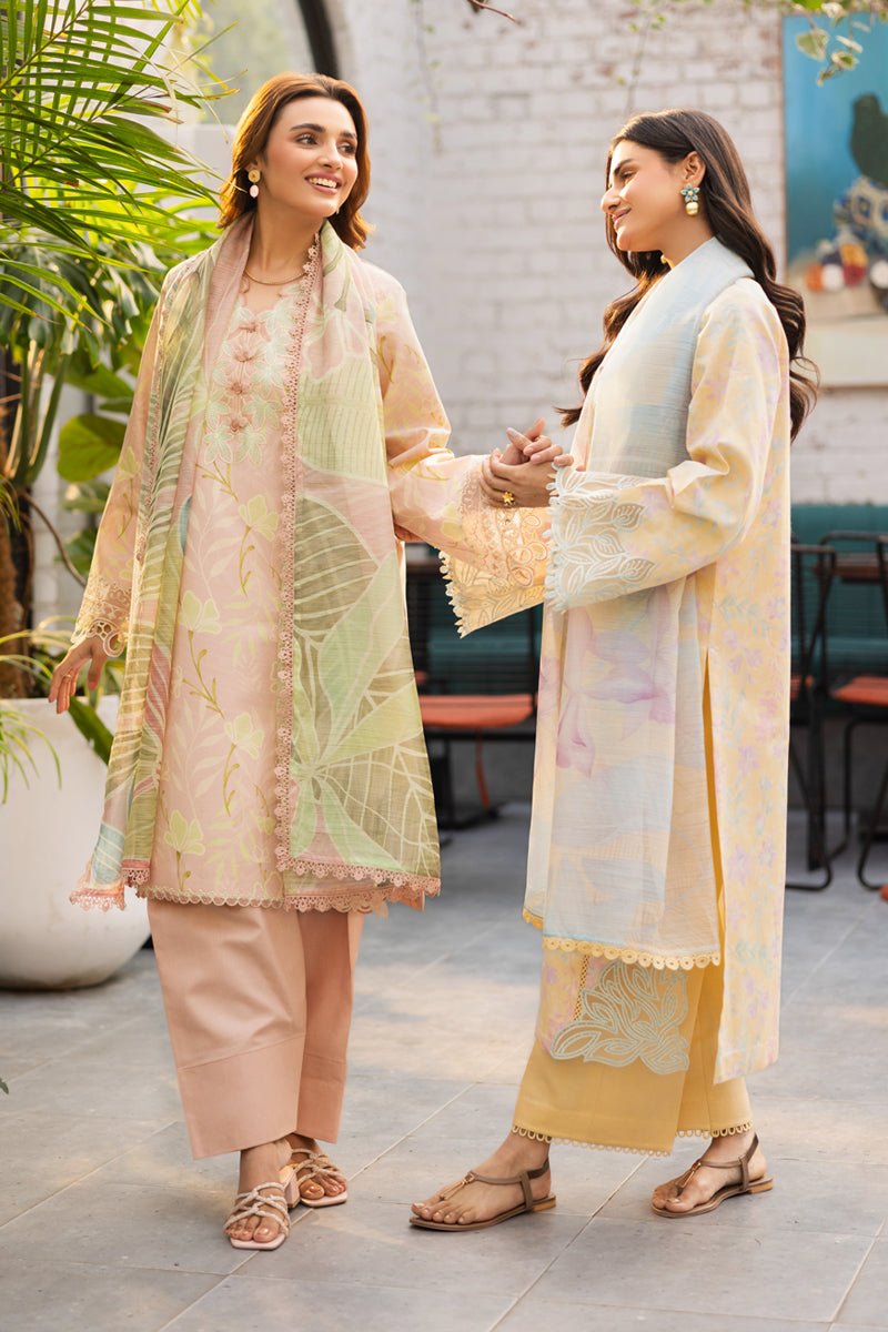 Rangrasiya | Lifestyle Summer Edit 25 | Ivy-Brand:Rangrasiya-Type:Ladies Clothes-Pale Peach-Lawn-House of Maryam- Buy in UK, USA