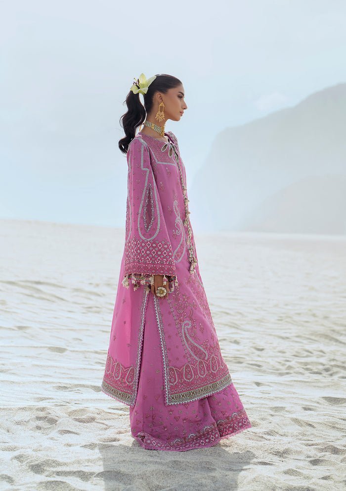 Rangrasiya | Lifestyle Summer Edit 25 | LOOK 01-Brand:Aik Atelier-Type:Ladies Clothes-Rose Pink-Lawn-House of Maryam- Buy in UK, USA
