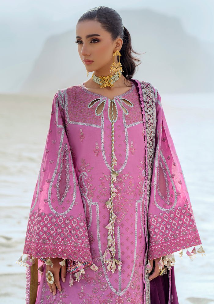 Rangrasiya | Lifestyle Summer Edit 25 | LOOK 01-Brand:Aik Atelier-Type:Ladies Clothes-Rose Pink-Lawn-House of Maryam- Buy in UK, USA