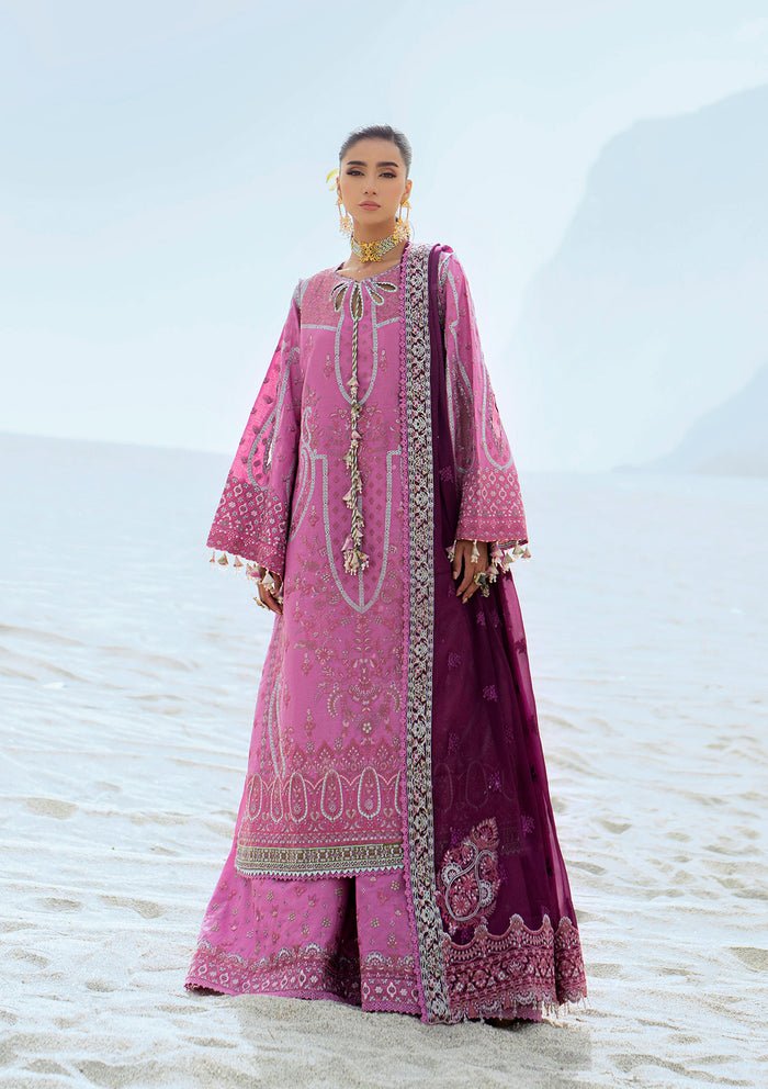 Rangrasiya | Lifestyle Summer Edit 25 | LOOK 01-Brand:Aik Atelier-Type:Ladies Clothes-Rose Pink-Lawn-House of Maryam- Buy in UK, USA