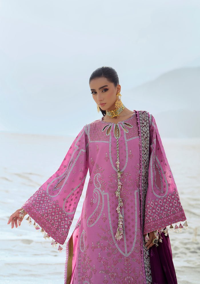 Rangrasiya | Lifestyle Summer Edit 25 | LOOK 01-Brand:Aik Atelier-Type:Ladies Clothes-Rose Pink-Lawn-House of Maryam- Buy in UK, USA