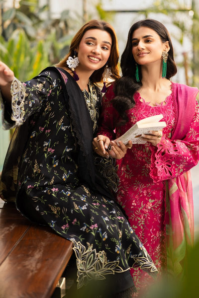 Rangrasiya | Lifestyle Summer Edit 25 | Midnight-Brand:Rangrasiya-Type:Ladies Clothes-Black-Lawn-House of Maryam- Buy in UK, USA