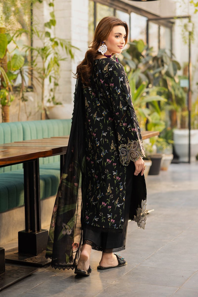 Rangrasiya | Lifestyle Summer Edit 25 | Midnight-Brand:Rangrasiya-Type:Ladies Clothes-Black-Lawn-House of Maryam- Buy in UK, USA