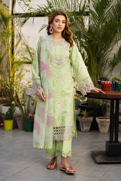 Rangrasiya | Lifestyle Summer Edit 25 | Rosemary-Brand:Rangrasiya-Type:Ladies Clothes-Parrot Green-Lawn-House of Maryam- Buy in UK, USA