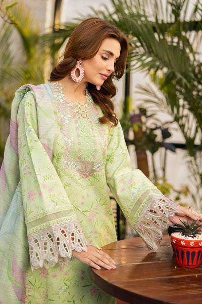 Rangrasiya | Lifestyle Summer Edit 25 | Rosemary-Brand:Rangrasiya-Type:Ladies Clothes-Parrot Green-Lawn-House of Maryam- Buy in UK, USA
