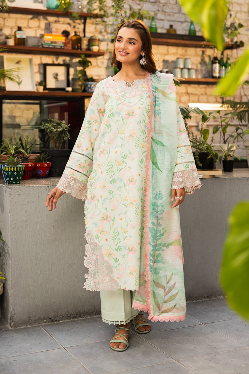 Rangrasiya | Lifestyle Summer Edit 25 | Sage-Brand:Rangrasiya-Type:Ladies Clothes-Sea Green-Lawn-House of Maryam- Buy in UK, USA