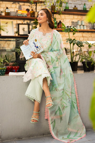 Rangrasiya | Lifestyle Summer Edit 25 | Sage-Brand:Rangrasiya-Type:Ladies Clothes-Sea Green-Lawn-House of Maryam- Buy in UK, USA