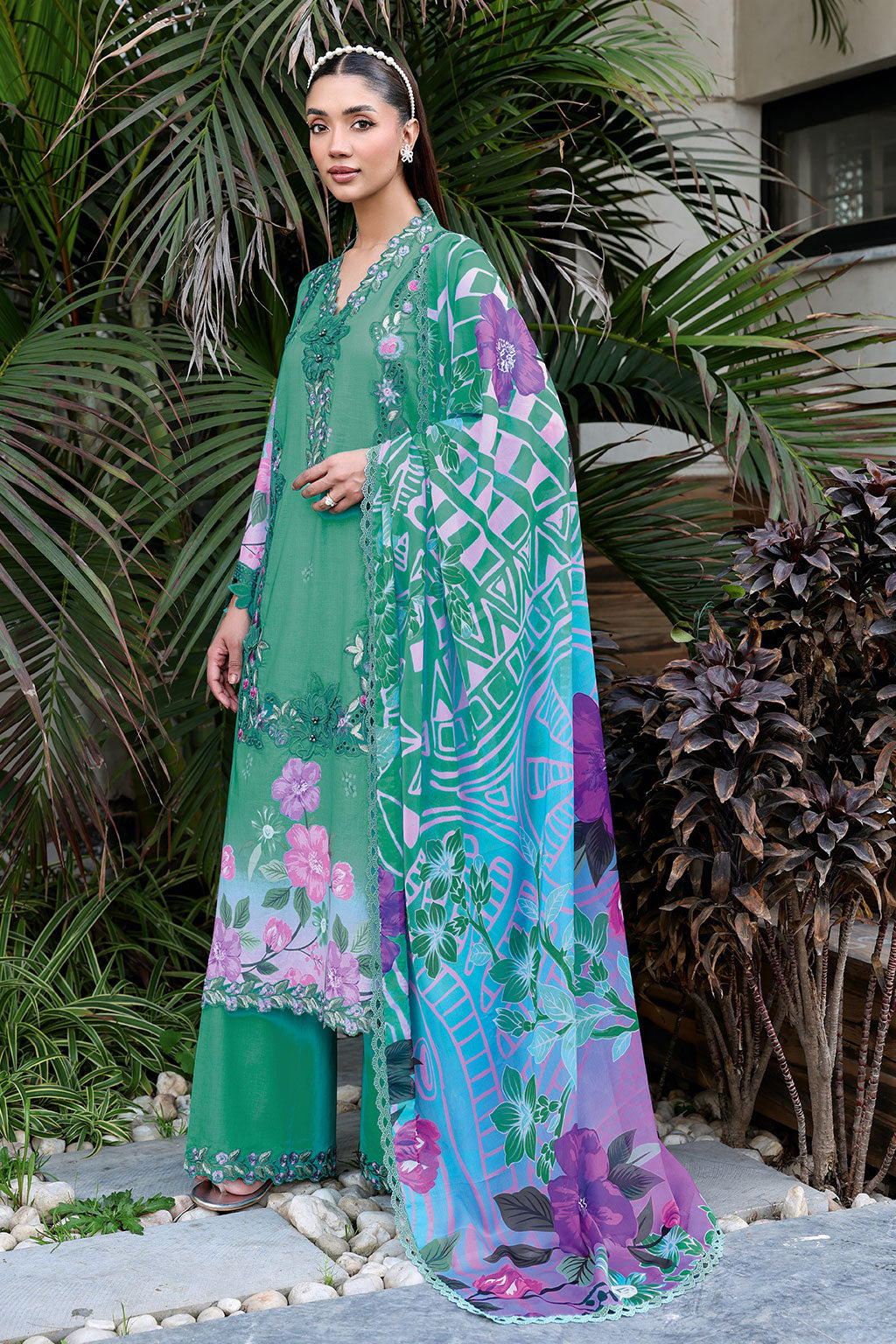 Ramsha | Rangrez Lawn Collection | N-910, image 4