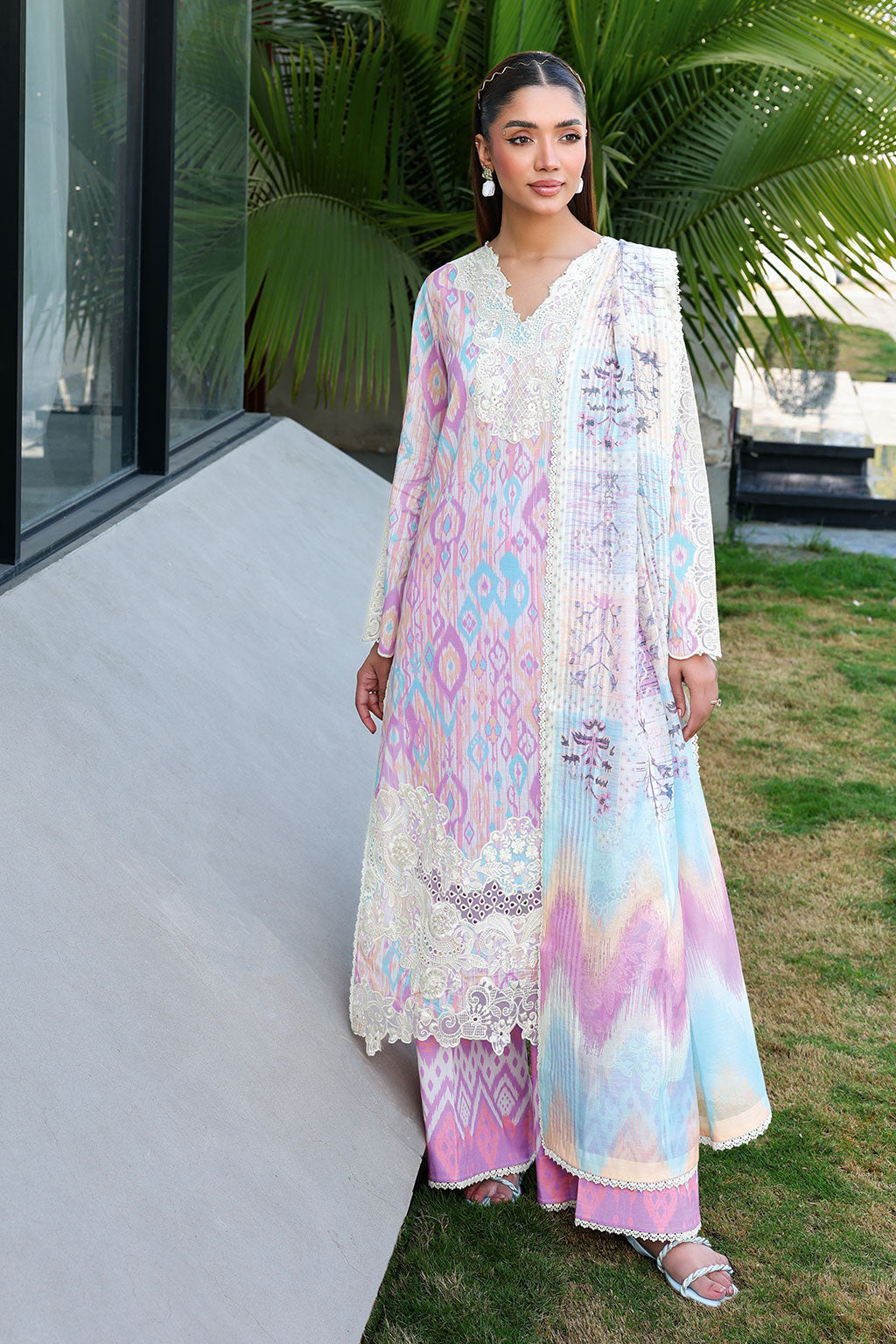 Ramsha | Rangrez Lawn Collection | N-909, image 3