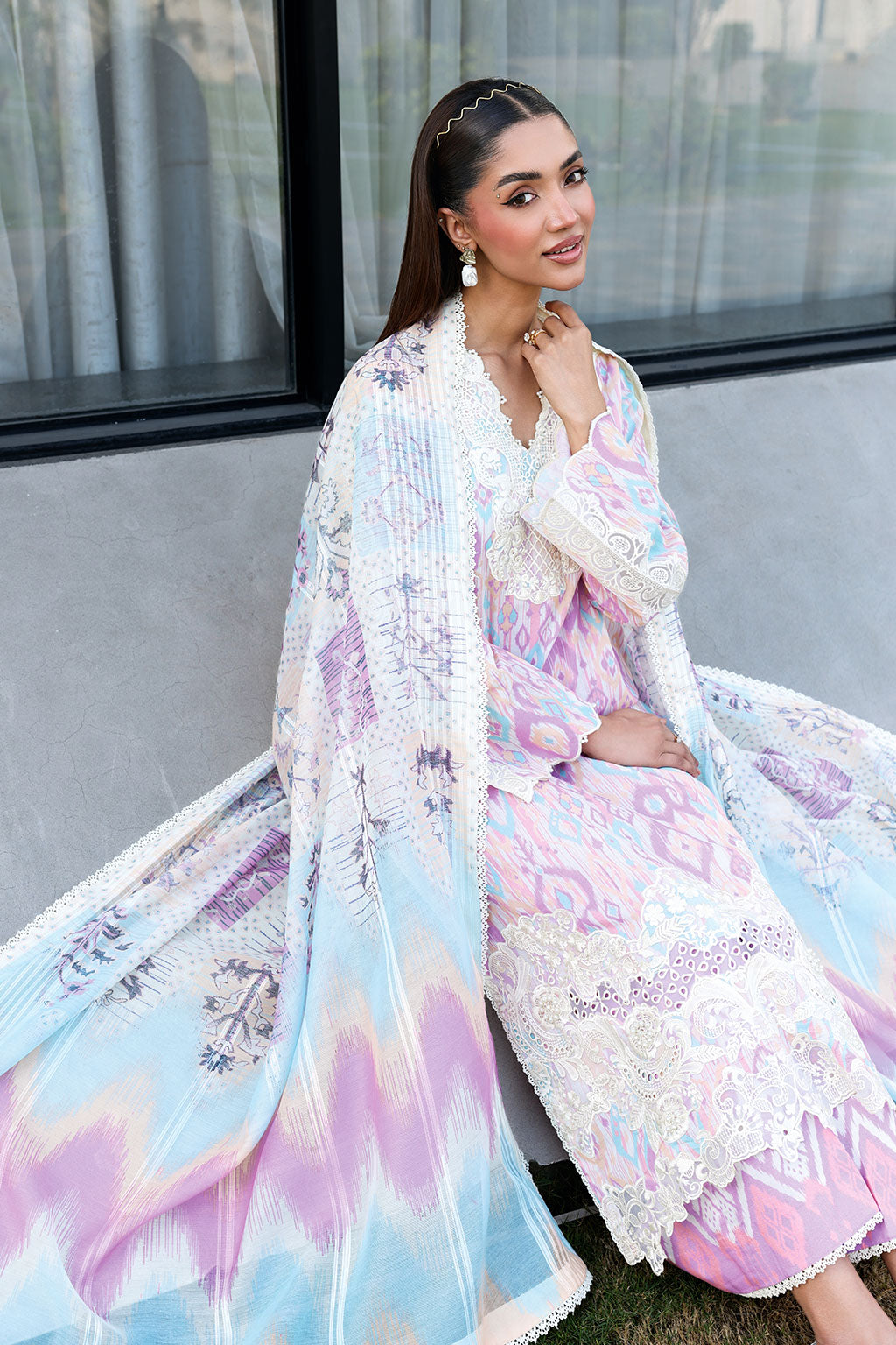 Ramsha | Rangrez Lawn Collection | N-909, image 5
