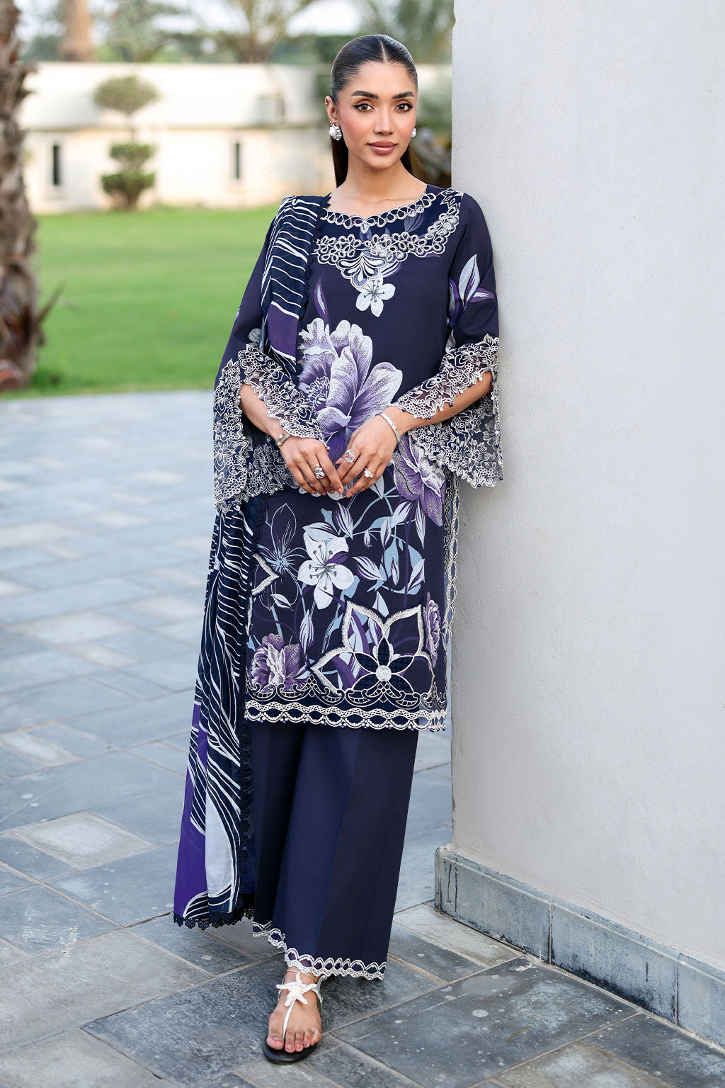 Ramsha | Rangrez Lawn Collection | N-908, image 4