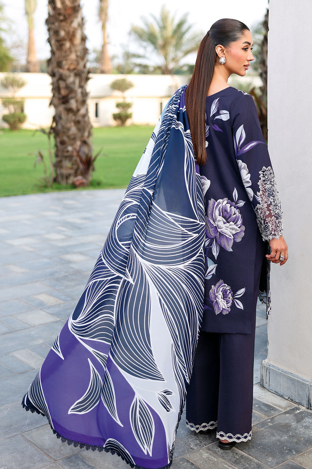 Ramsha | Rangrez Lawn Collection | N-908, image 2