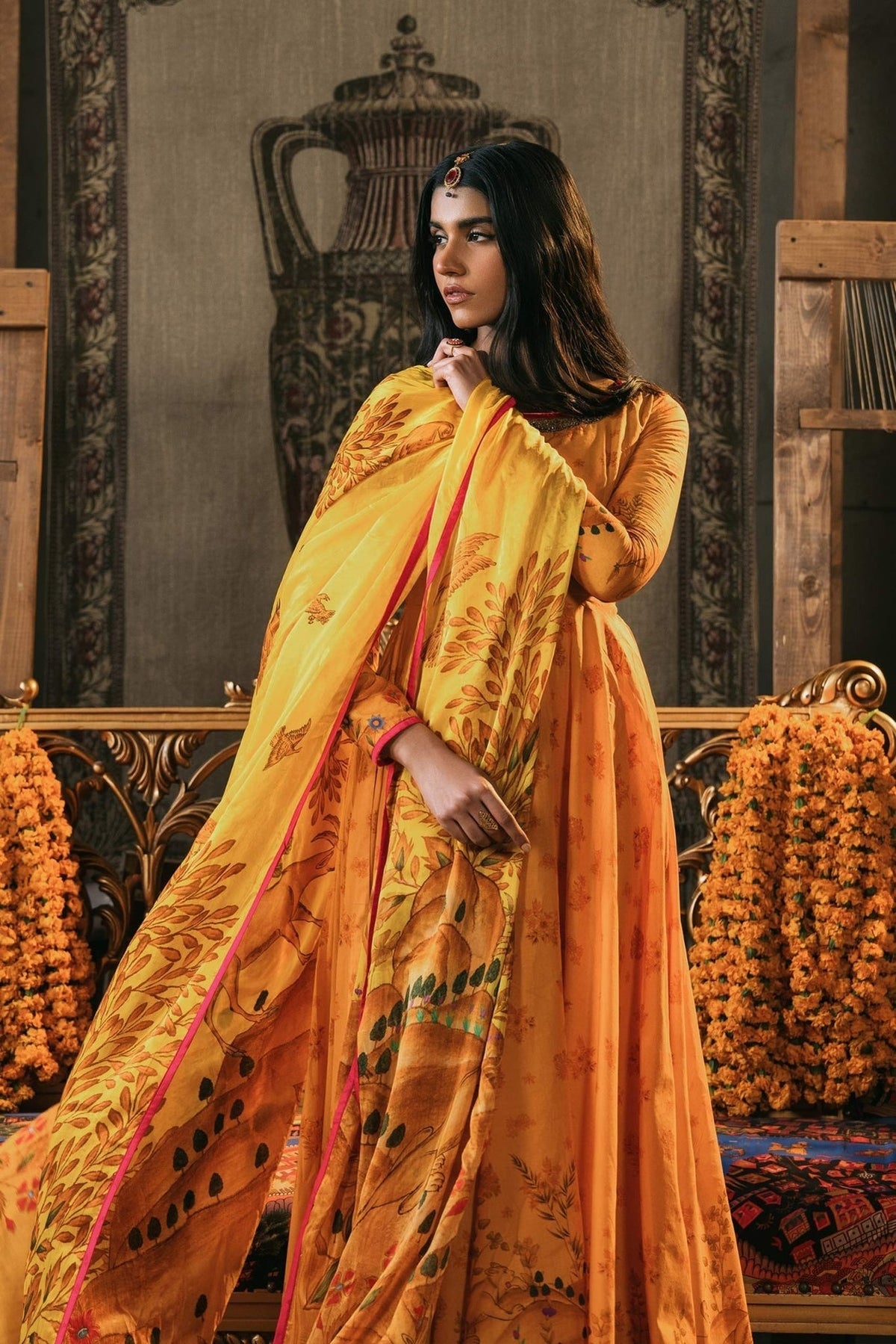 Fahad Hussayn | Lawn Banger | Rawzat -  Fahad Hussayn Ladies Clothes - Original Designer Dress - House of Maryam