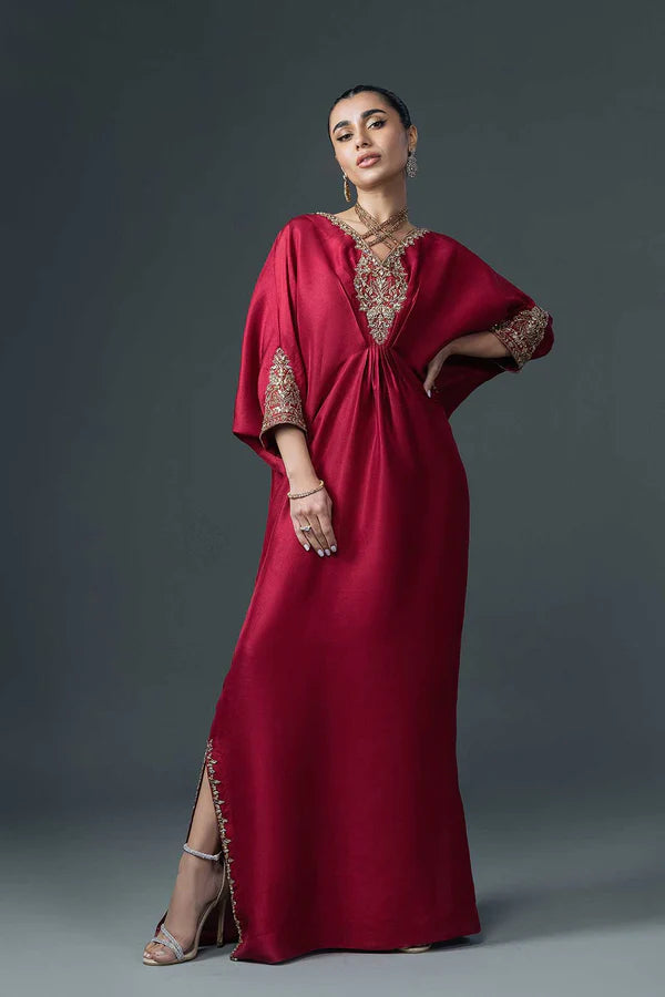 Jeem | Luxury Pret | RAYA RED by Designer Jeem - House of Maryam - Pakistani Designer Ethnic Wear in {{ shop.shopifyCountryName }}