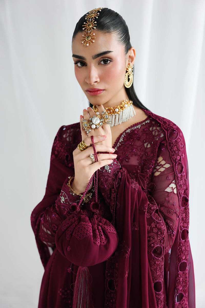 Qalamkar | Chiffon 26 | QCC-03 WAFA, image 5