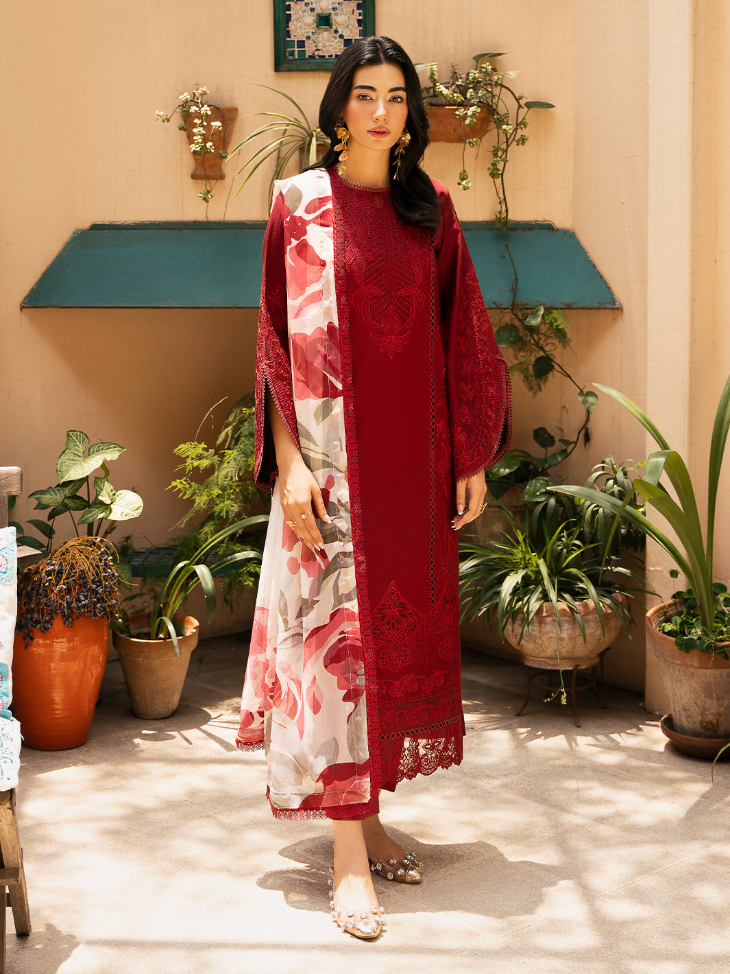 Izel | Dastak Luxury Lawn | REET -  Izel Ladies Clothes - Original Designer Dress - House of Maryam