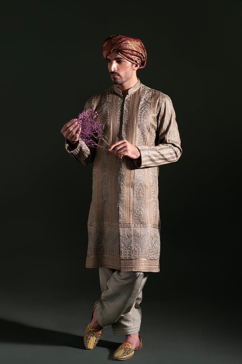 Republic By Omar Farooq | Luxury Rtw | "Musa"Kurta Pajama -  Republic by Omar Farooq Luxury RTW - Original Designer Dress - House of Maryam