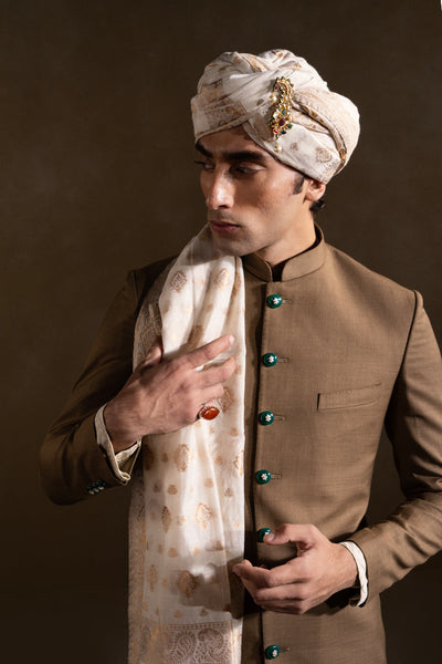 Republic By Omar Farooq | Sherwani | "Salim" Sherwani -  Republic by Omar Farooq Sherwani - Original Designer Dress - House of Maryam