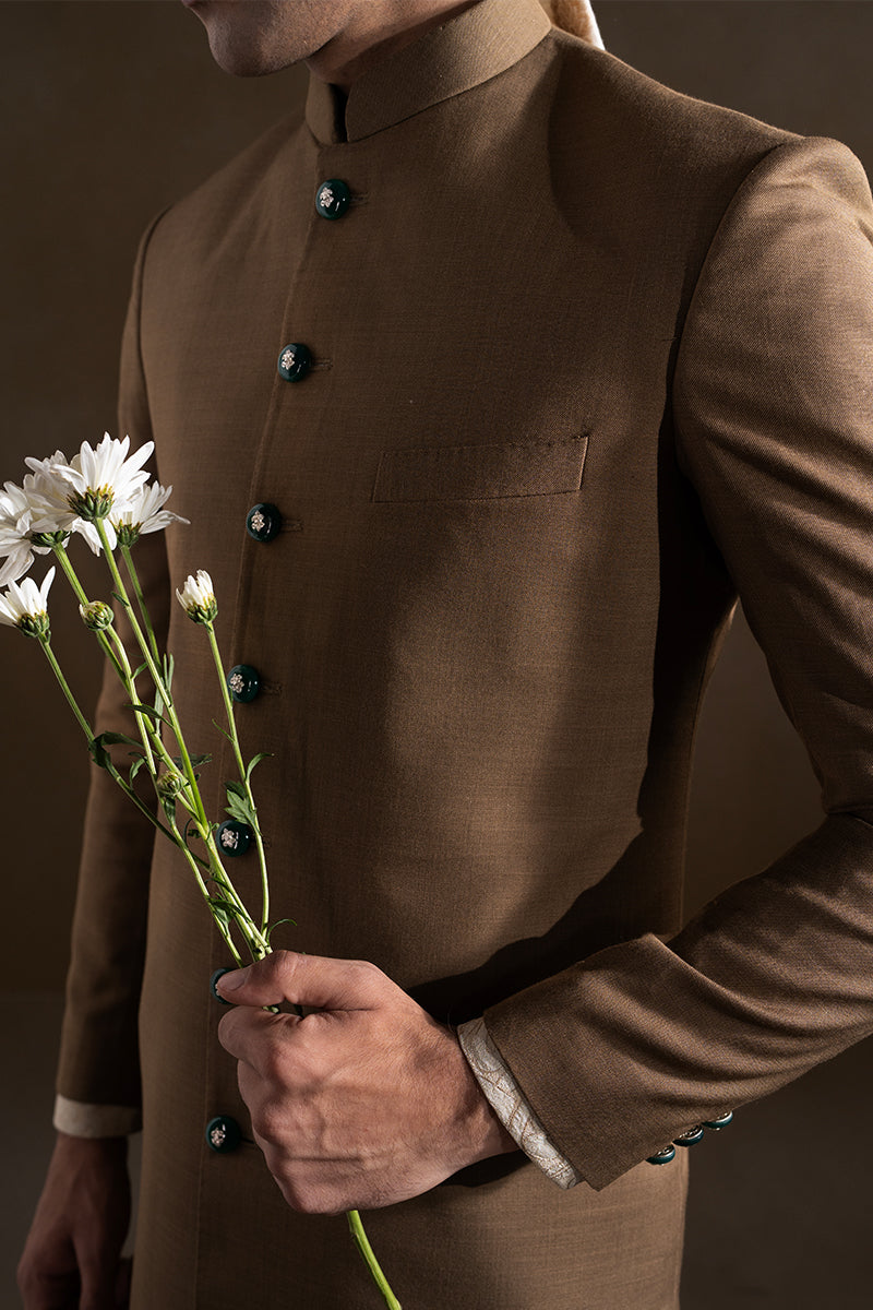 Republic By Omar Farooq | Sherwani | "Salim" Sherwani -  Republic by Omar Farooq Sherwani - Original Designer Dress - House of Maryam