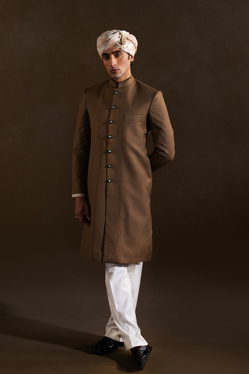 Republic By Omar Farooq | Sherwani | "Salim" Sherwani -  Republic by Omar Farooq Sherwani - Original Designer Dress - House of Maryam