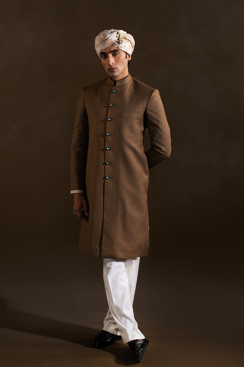 Republic By Omar Farooq | Sherwani | "Salim" Sherwani -  Republic by Omar Farooq Sherwani - Original Designer Dress - House of Maryam