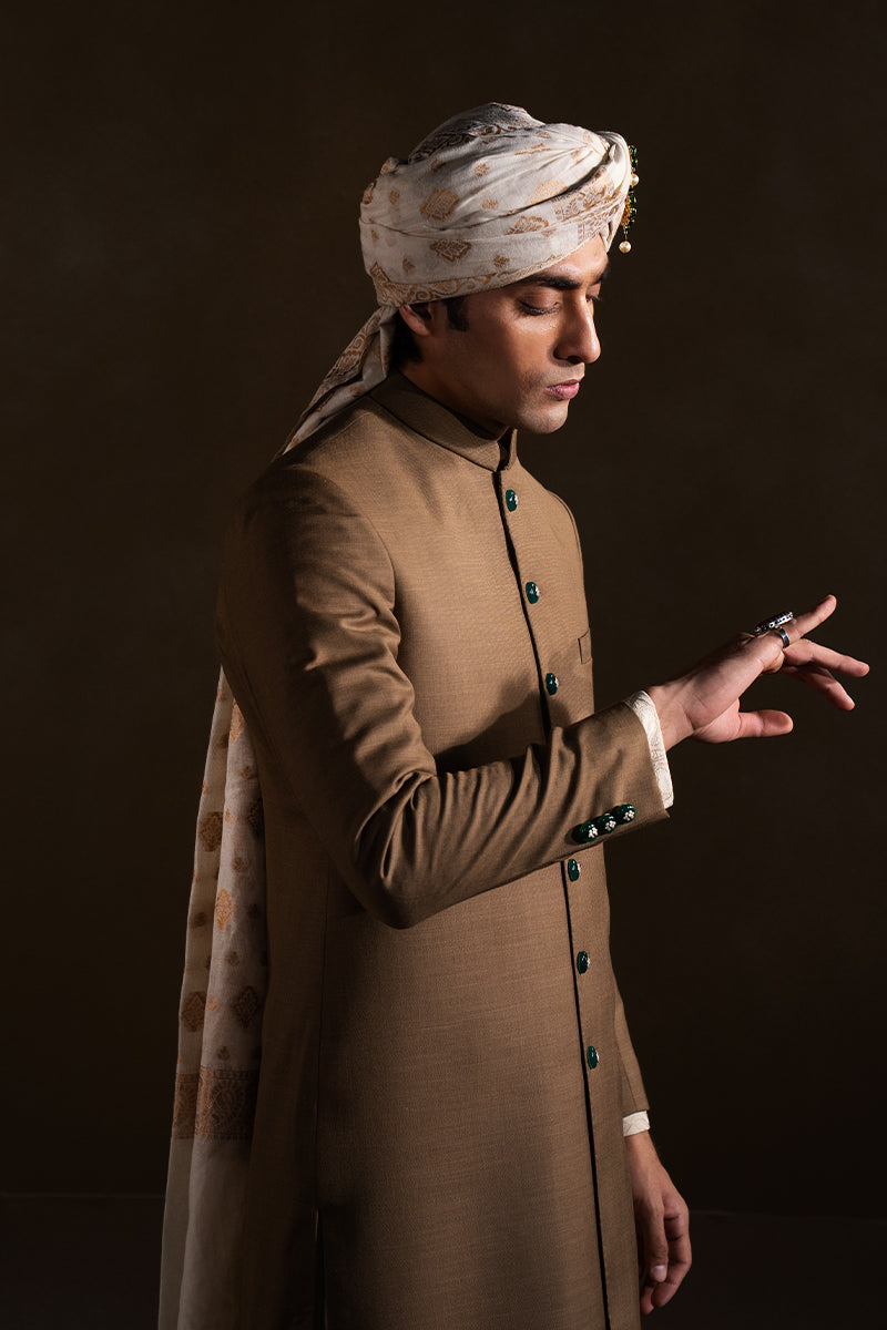 Republic By Omar Farooq | Sherwani | "Salim" Sherwani -  Republic by Omar Farooq Sherwani - Original Designer Dress - House of Maryam