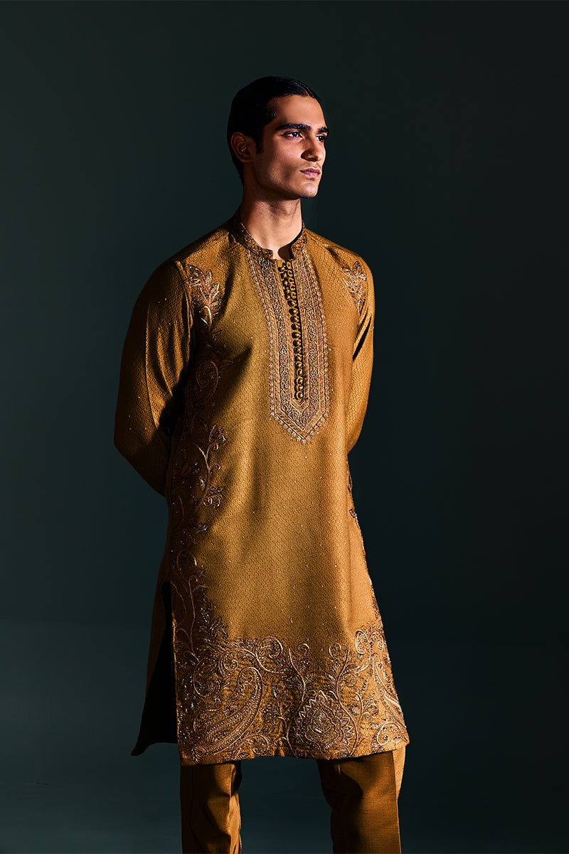 Republic By Omar Farooq | Luxury Rtw | "Zaviar" Kurta Pajama -  Republic by Omar Farooq Luxury RTW - Original Designer Dress - House of Maryam