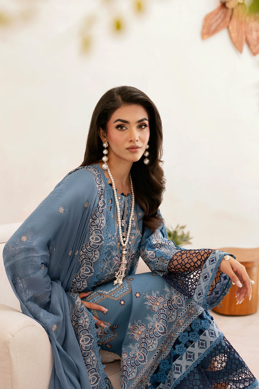 Ramsha | Ghazal Luxury Lawn | G-407, image 5