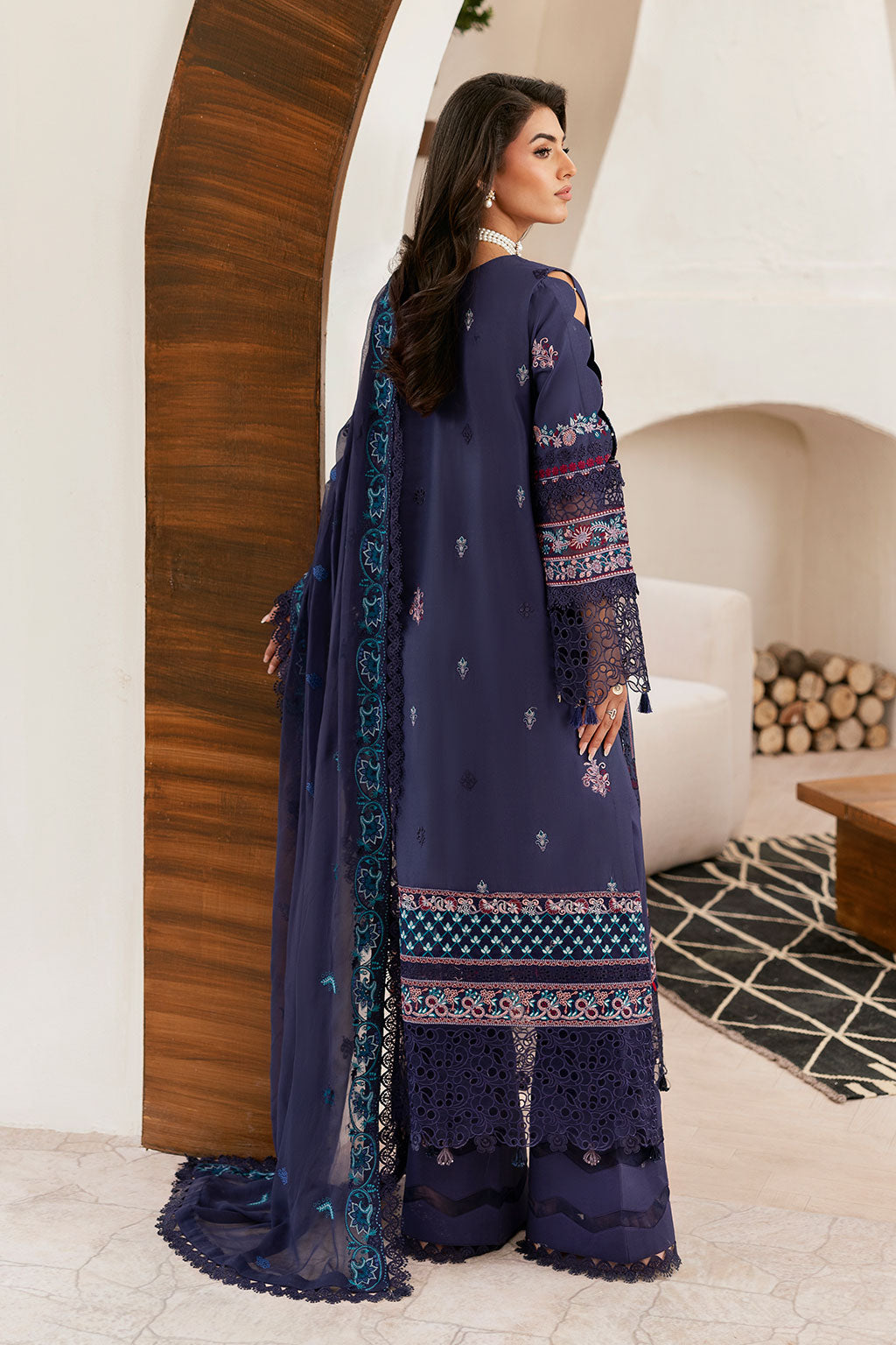 Ramsha | Ghazal Luxury Lawn | G-401, image 2