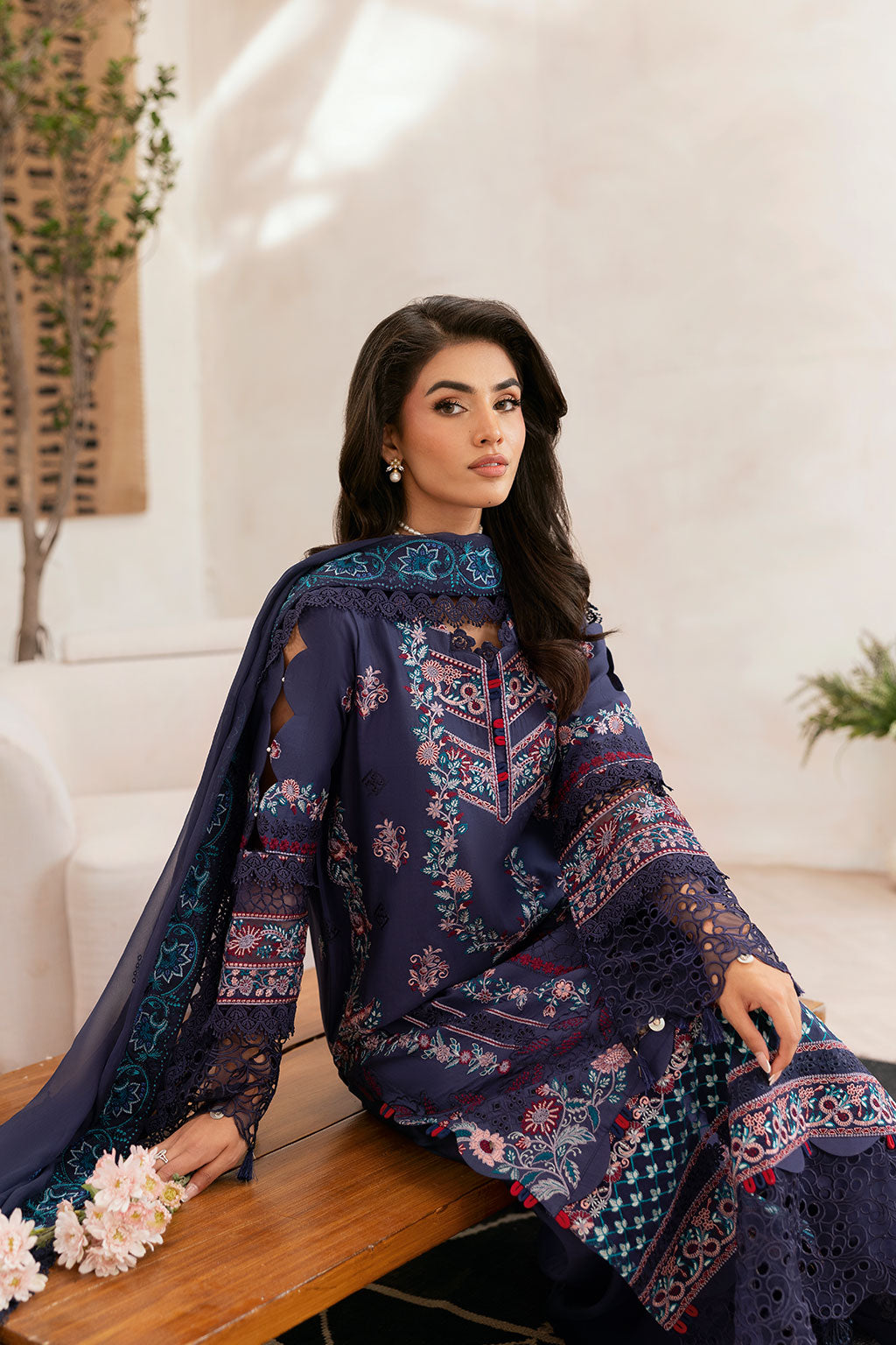Ramsha | Ghazal Luxury Lawn | G-401, image 5