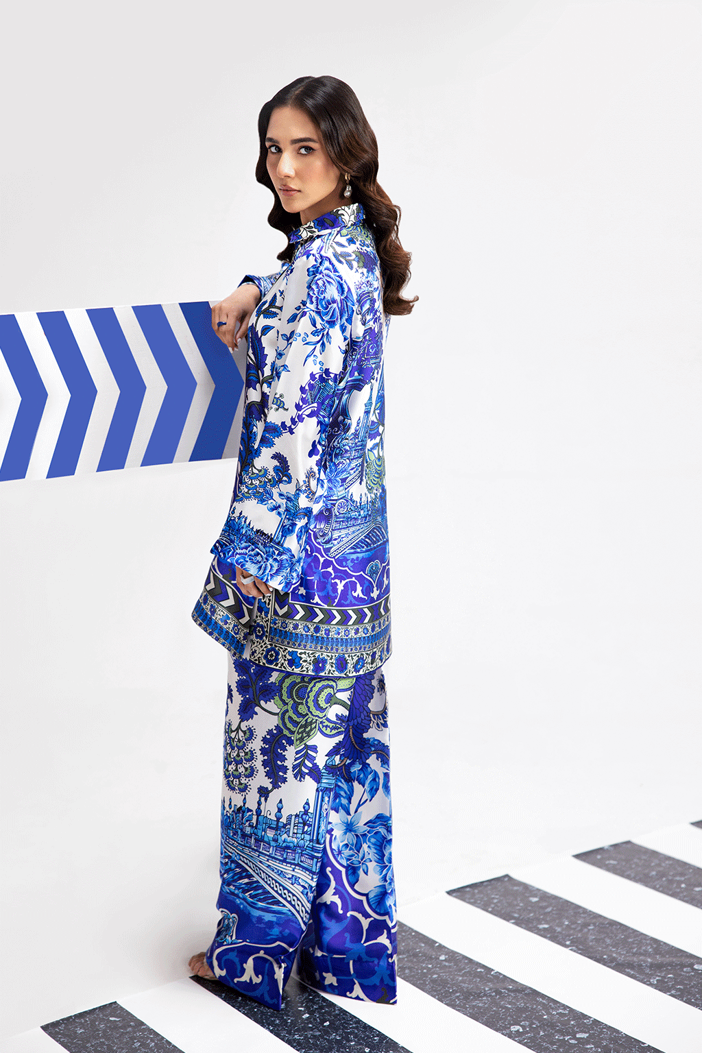 Afsanah | The Print Edit | OCHRE BLOOM AP-104 -  Afsanah Ladies Clothes - Original Designer Dress - House of Maryam