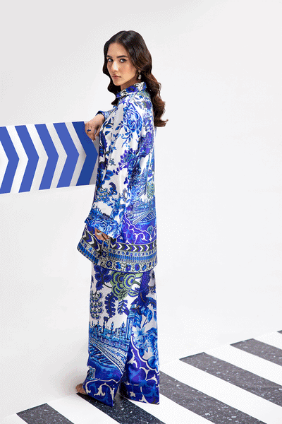 Afsanah | The Print Edit | OCHRE BLOOM AP-104 -  Afsanah Ladies Clothes - Original Designer Dress - House of Maryam