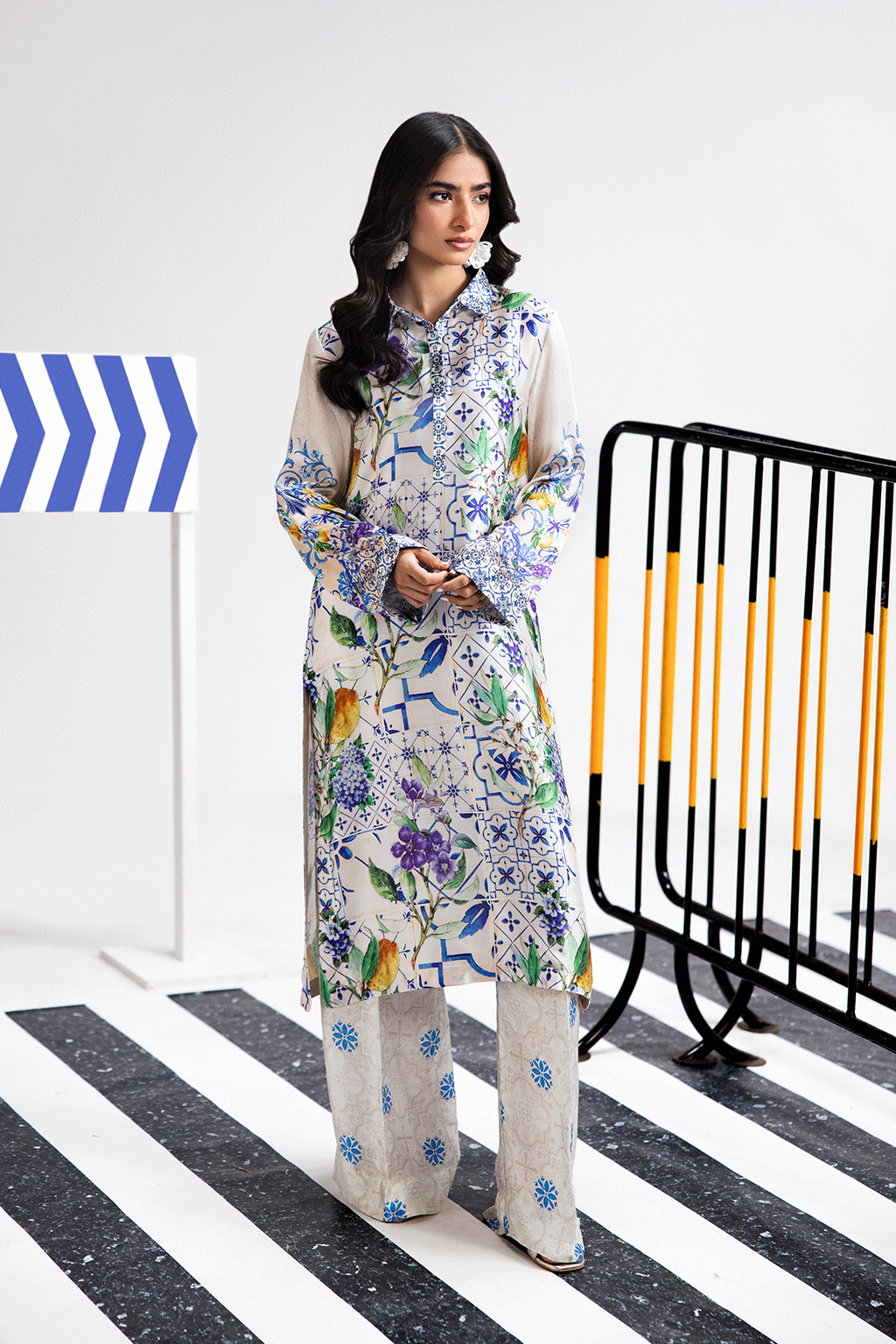 Afsanah | The Print Edit | SUMMER GLORY (extended shirt) AP-105 -  Afsanah Ladies Clothes - Original Designer Dress - House of Maryam
