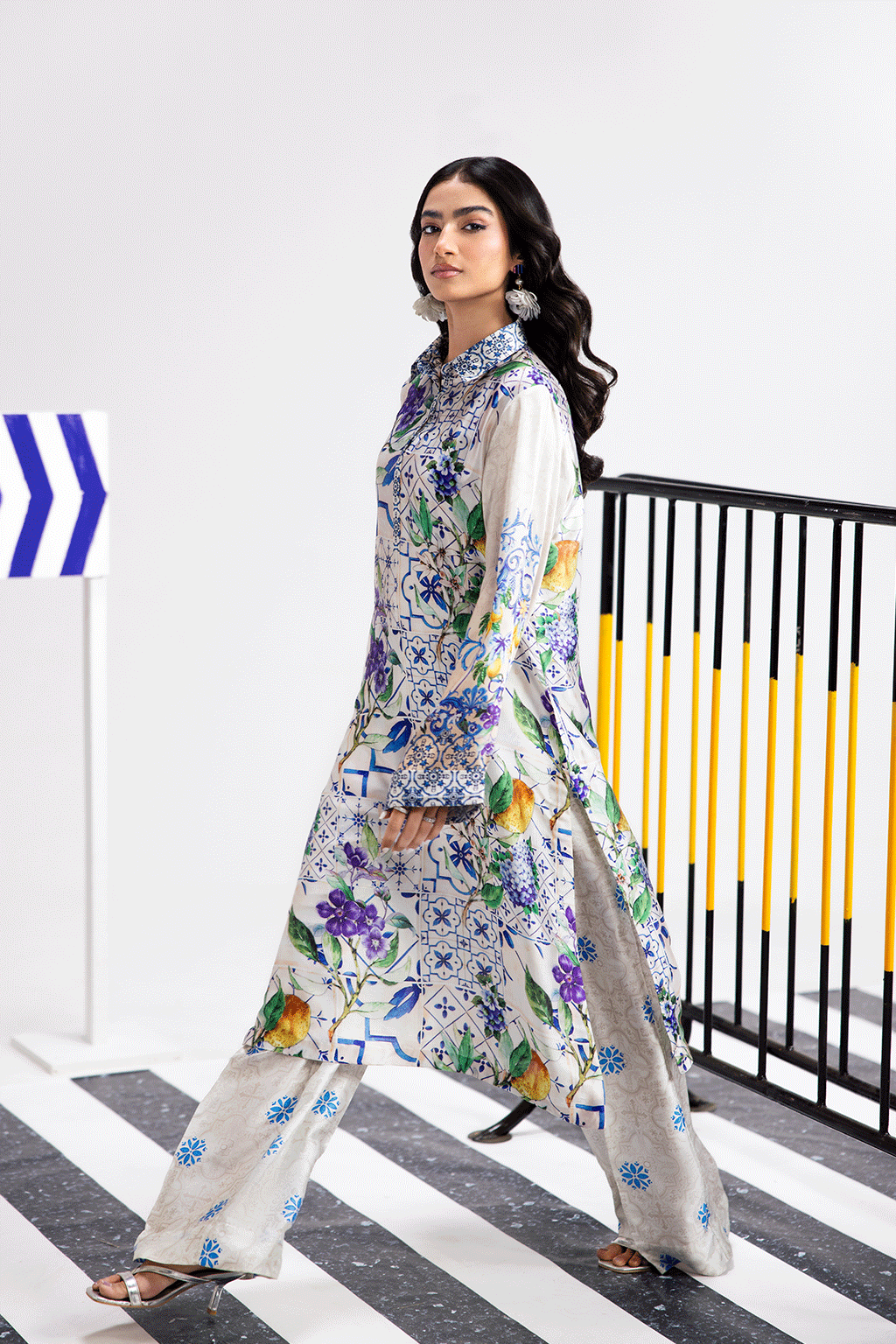 Afsanah | The Print Edit | SUMMER GLORY (extended shirt) AP-105 -  Afsanah Ladies Clothes - Original Designer Dress - House of Maryam