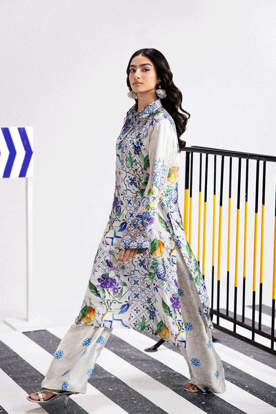 Afsanah | The Print Edit | SUMMER GLORY (extended shirt) AP-105 -  Afsanah Ladies Clothes - Original Designer Dress - House of Maryam