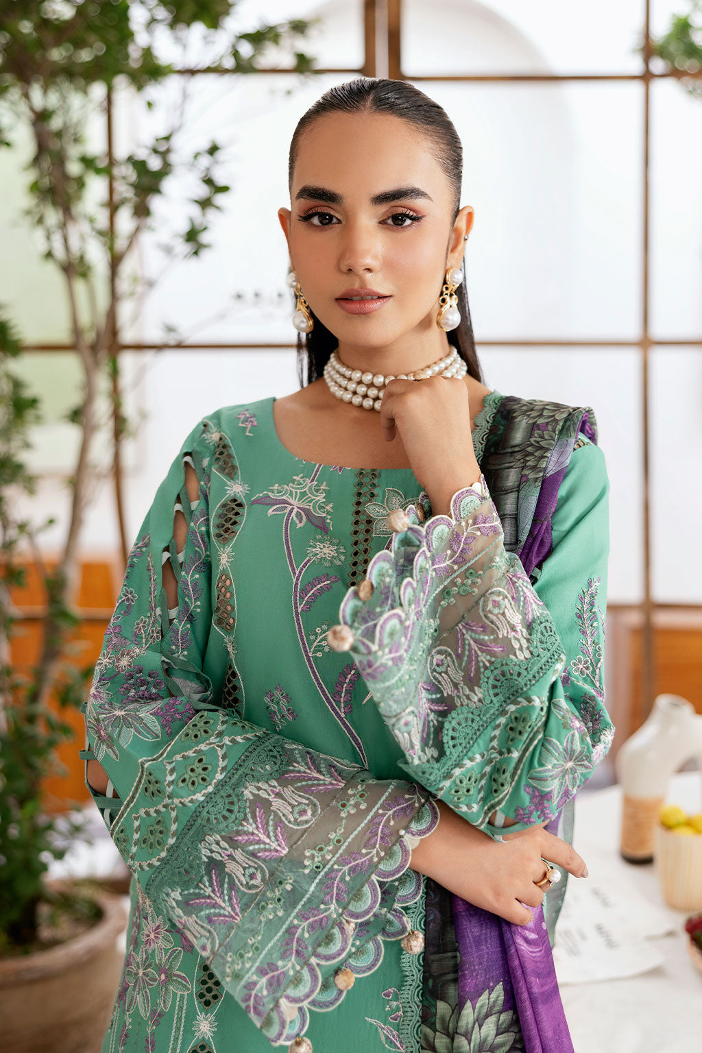 Ramsha | Ghazal Luxury Lawn | G-404, image 5