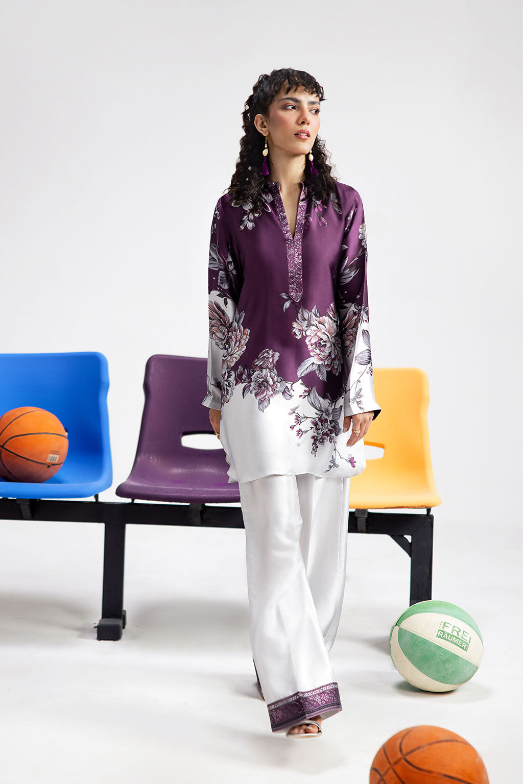 Afsanah | The Print Edit | PURPLE SAPPHIRE AP-114 -  Afsanah Ladies Clothes - Original Designer Dress - House of Maryam