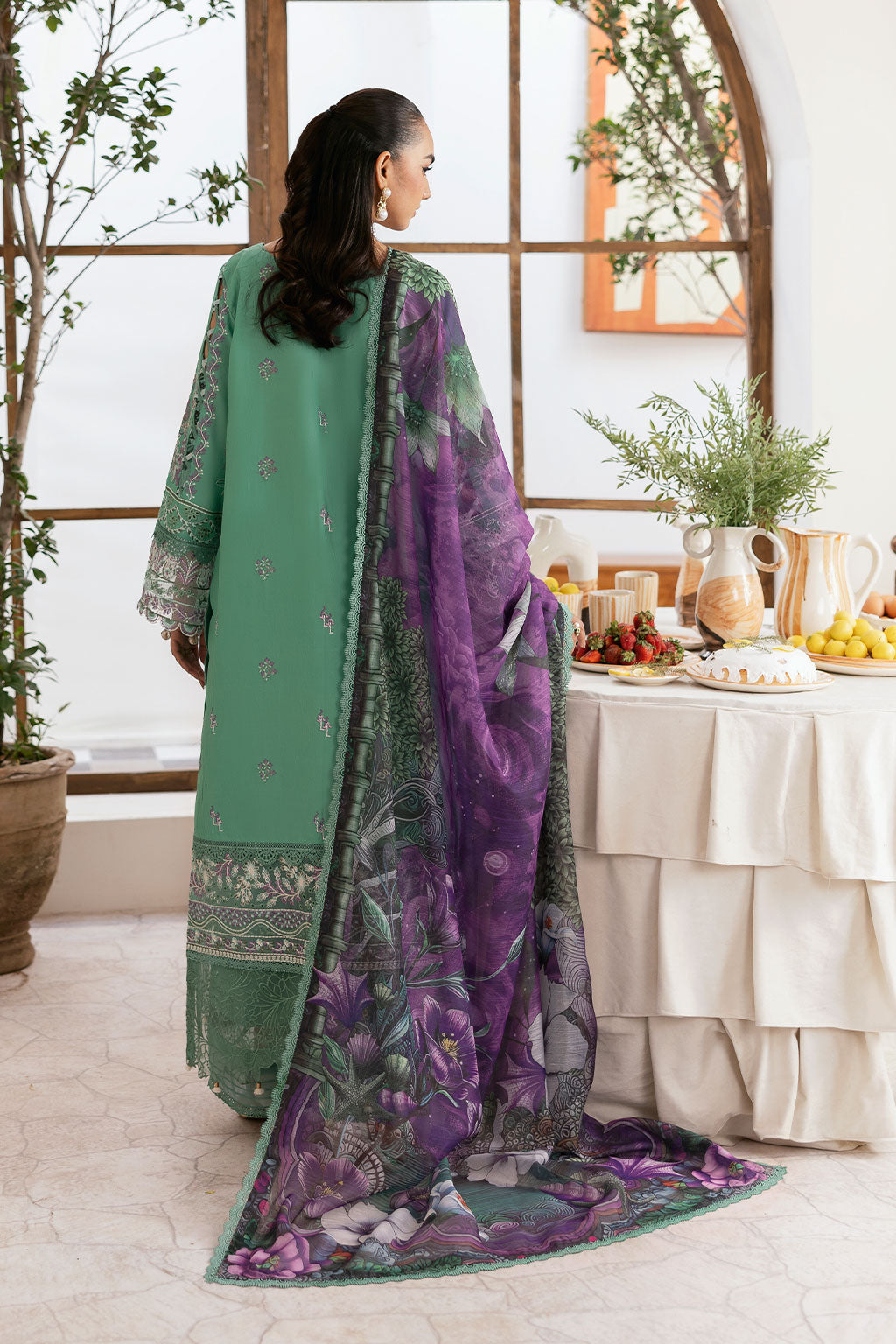 Ramsha | Ghazal Luxury Lawn | G-404, image 2