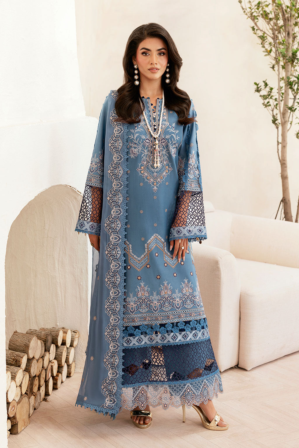 Ramsha | Ghazal Luxury Lawn | G-407