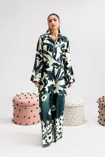 Afsanah | The Print Edit | GREEN SPARKLE AP-106 -  Afsanah Ladies Clothes - Original Designer Dress - House of Maryam