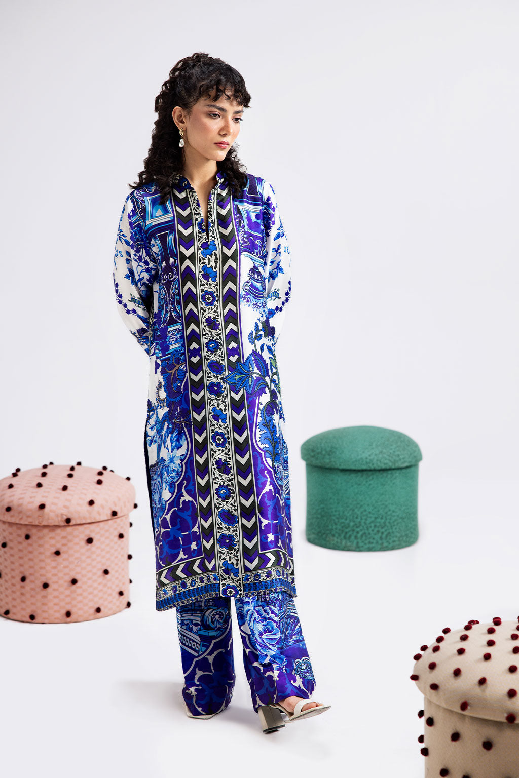 Afsanah | The Print Edit | ORCHE BLOOM (extended shirt) AP-112 -  Afsanah Ladies Clothes - Original Designer Dress - House of Maryam