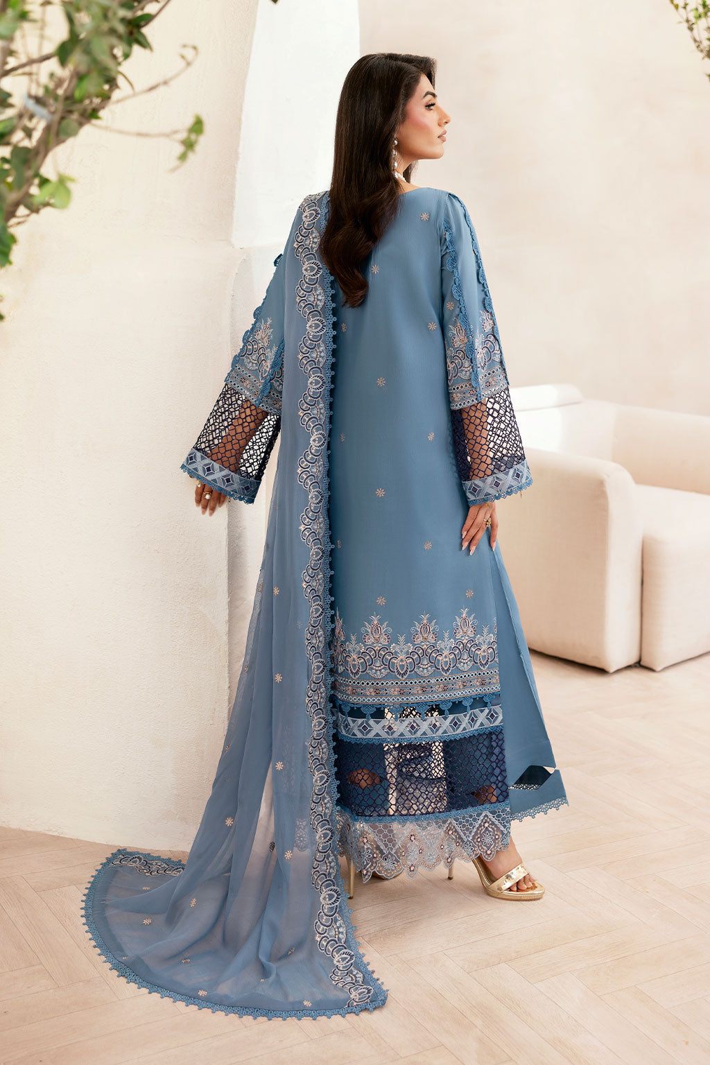 Ramsha | Ghazal Luxury Lawn | G-407, image 2