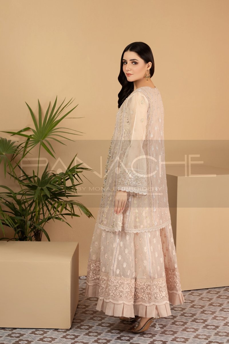 Panache | Pret | Ritzy Rosette -  Panache By Mona  - Original Designer Dress - House of Maryam